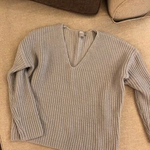 Gray ASOS v neck sweater